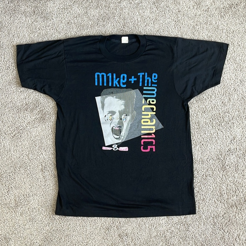 Vintage 1986 Mike + The Mechanics Miracle Tour band Tee / Large